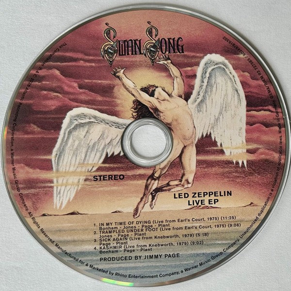 Led Zeppelin – Live E.P. Music CD