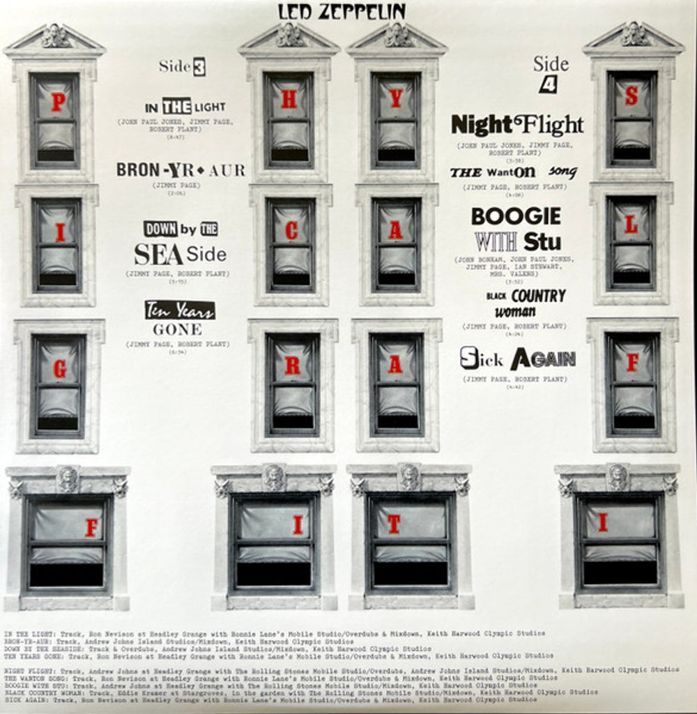 Led Zeppelin – Physical Graffiti: Remastered Deluxe Edition (3-LP Vinyl) Vinyl Record