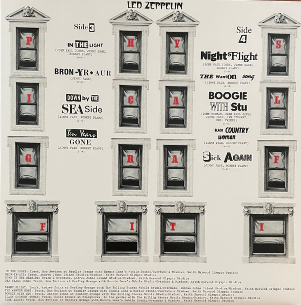 Led Zeppelin – Physical Graffiti: Remastered Deluxe Edition (3-LP Vinyl) Vinyl Record
