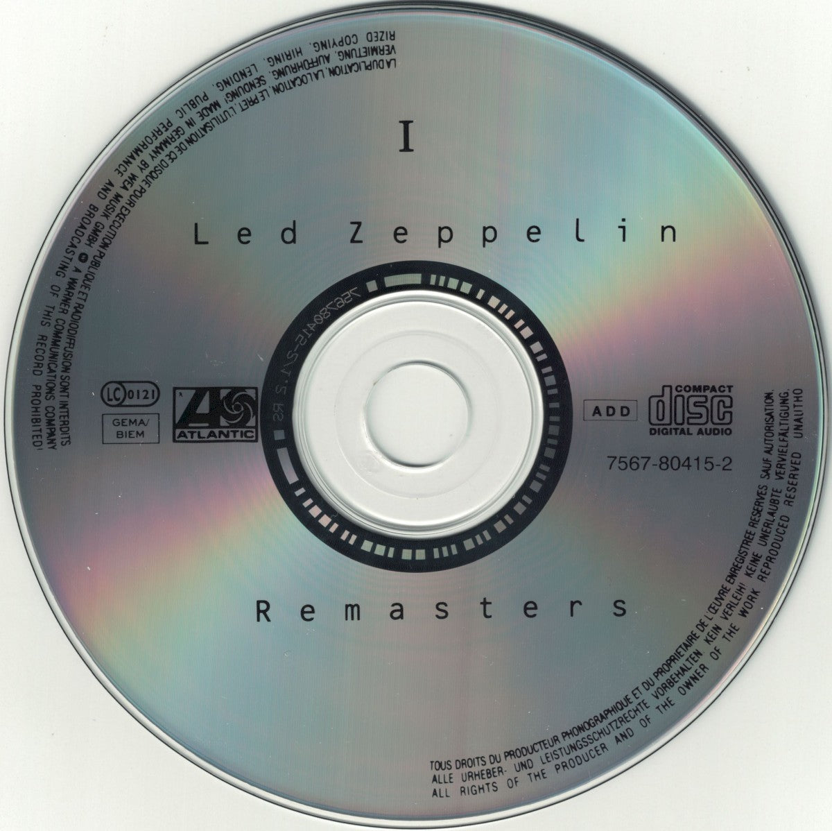 Led Zeppelin – Remasters (Import 2-CD) Music CD