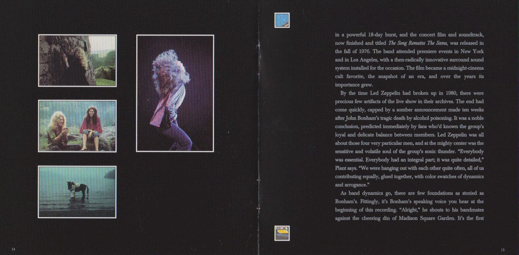 Led Zeppelin – The Song Remains The Same: Remastered (2-CD) Music CD