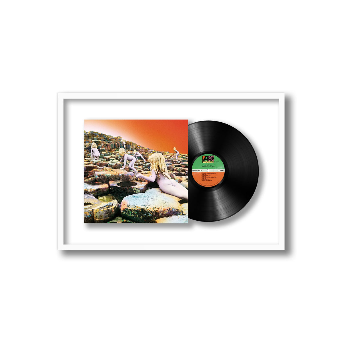 Led Zeppelin - Houses of the Holy - Framed Vinyl Record