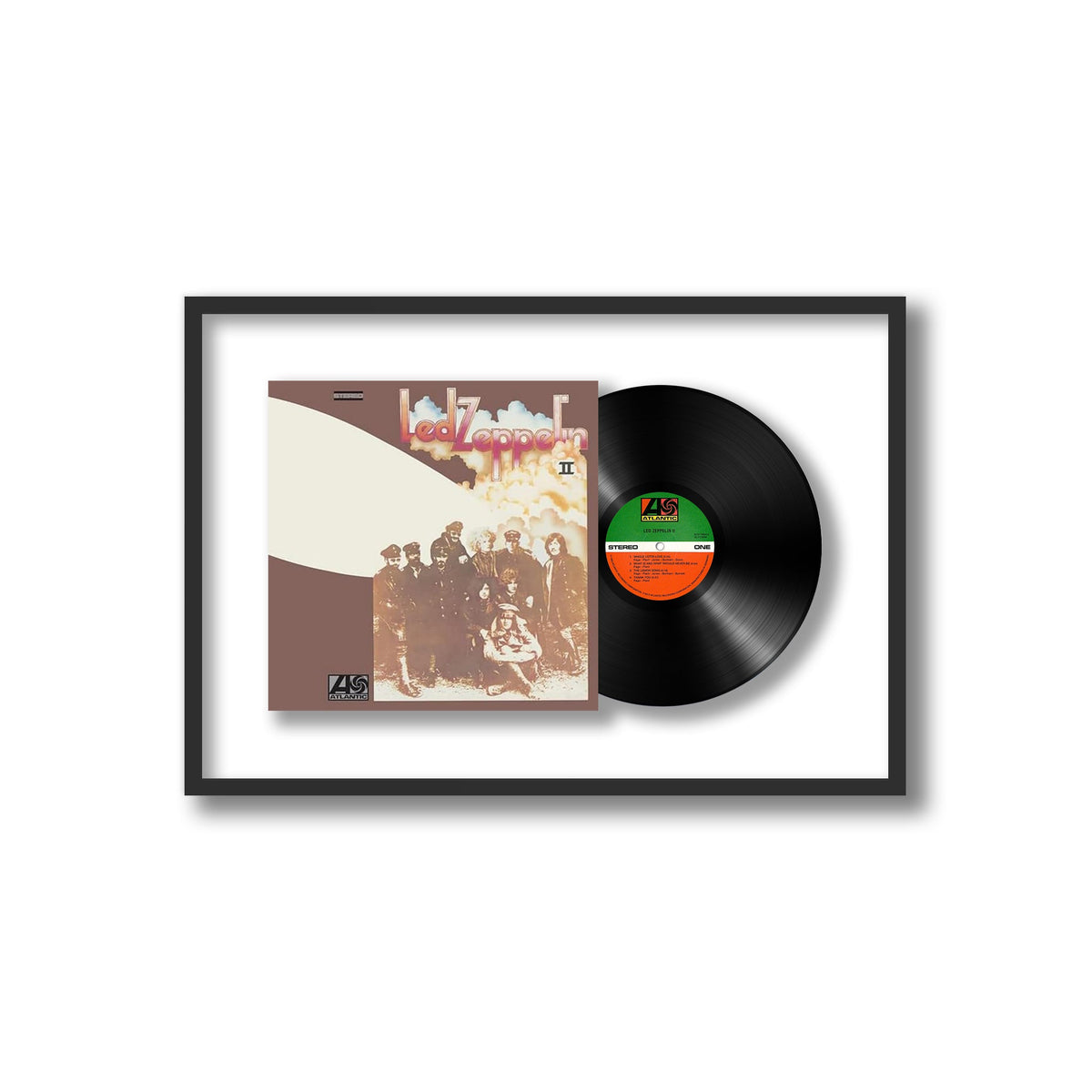 Led Zeppelin - II - Framed Vinyl Record