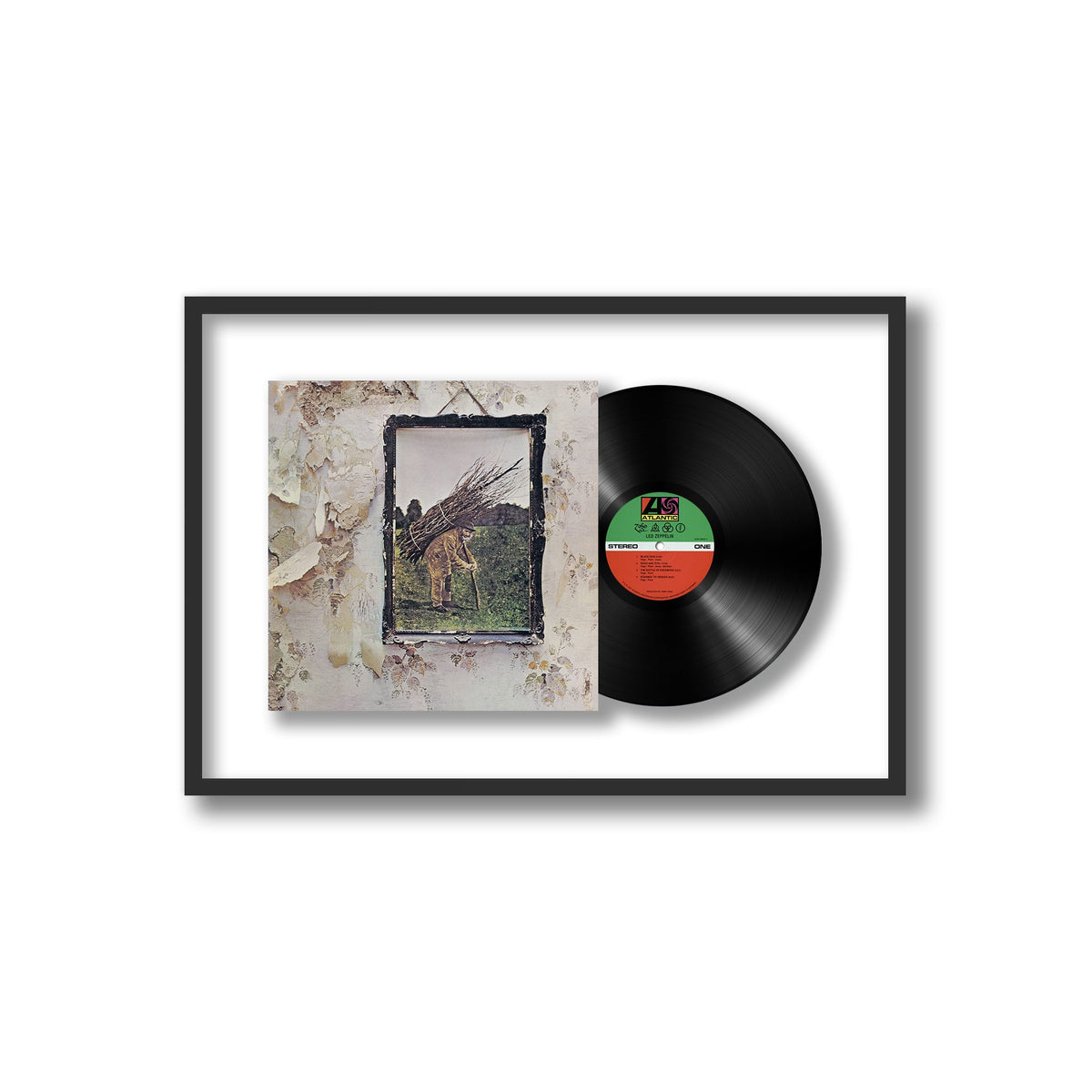 Led Zeppelin - IV - Framed Vinyl Record