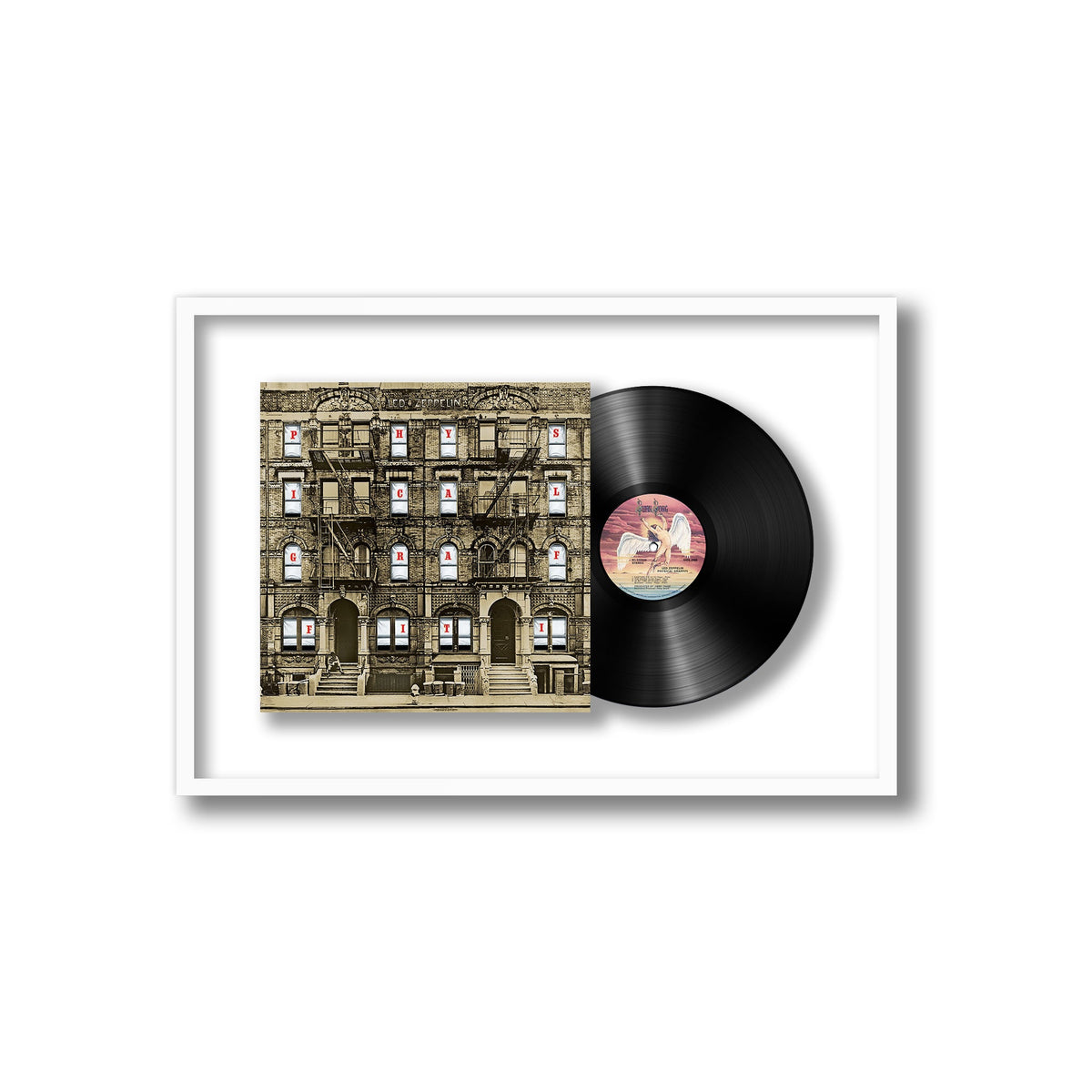 Led Zeppelin - Physical Graffiti - Framed Vinyl Record