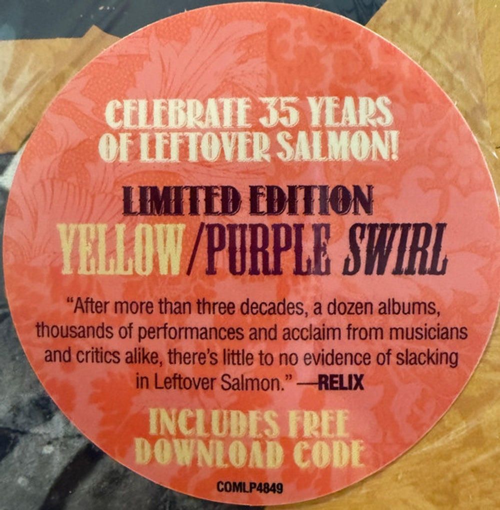 Leftover Salmon – Let's Party About It - (Deep Yellow / Purple Twisted LP Vinyl) Vinyl Record