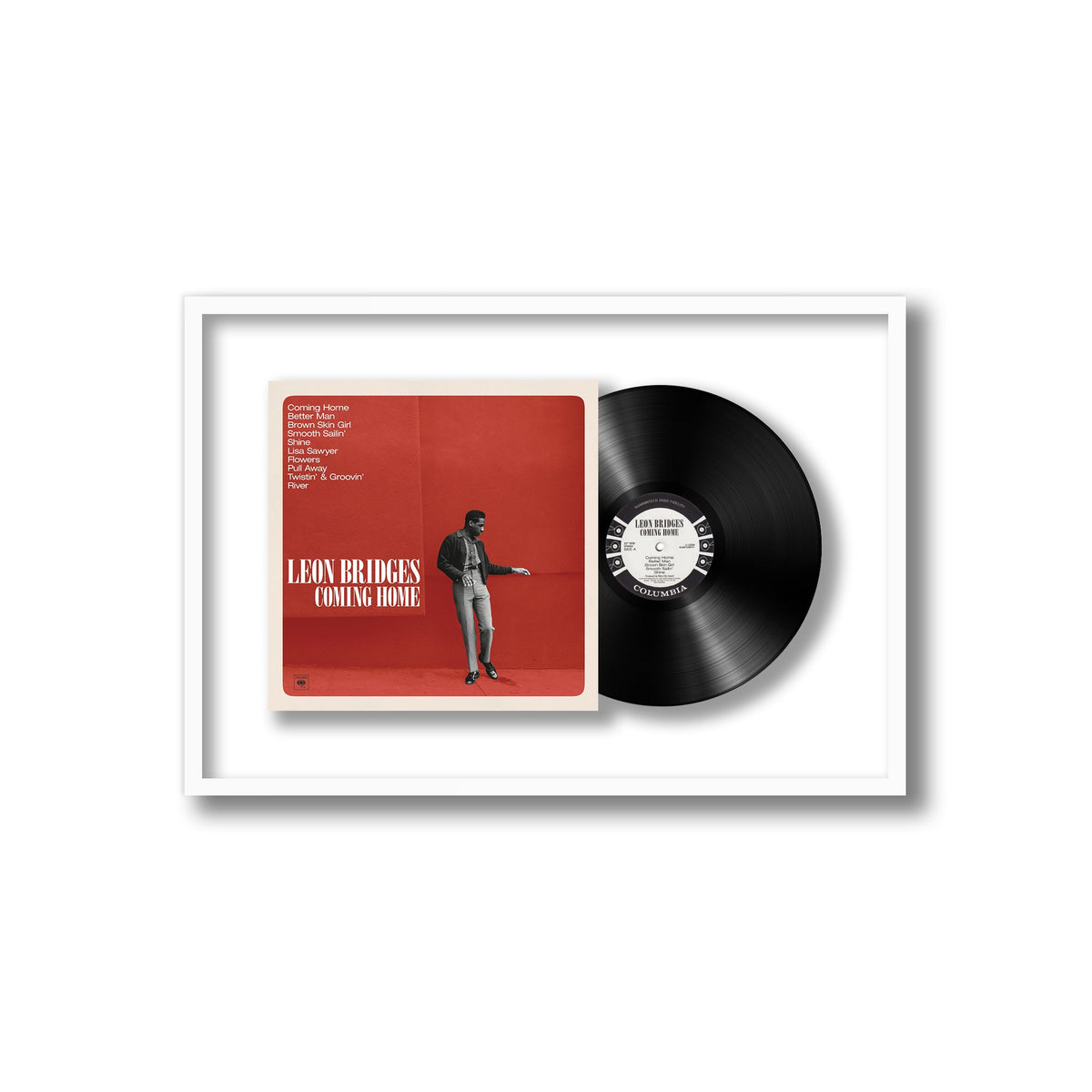 Leon Bridges - Coming Home - Framed Vinyl Record
