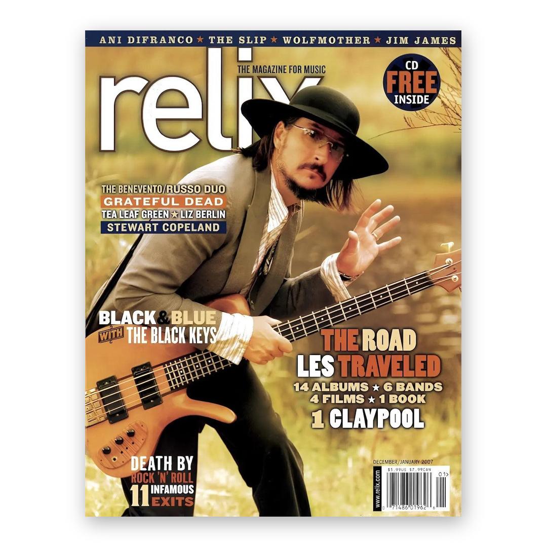 Les Claypool - December/January 2007 Relix Issue Magazine