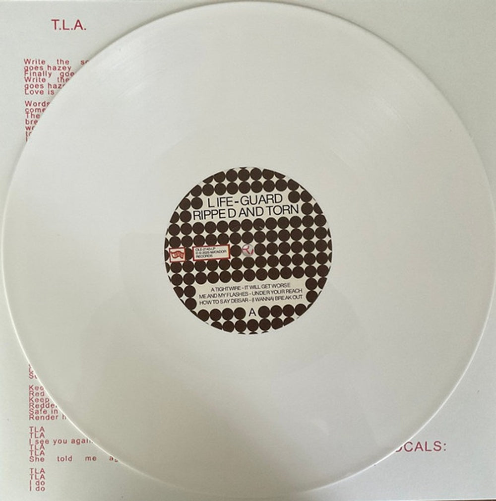 Lifeguard – Ripped And Torn (LP White Vinyl) Vinyl Record