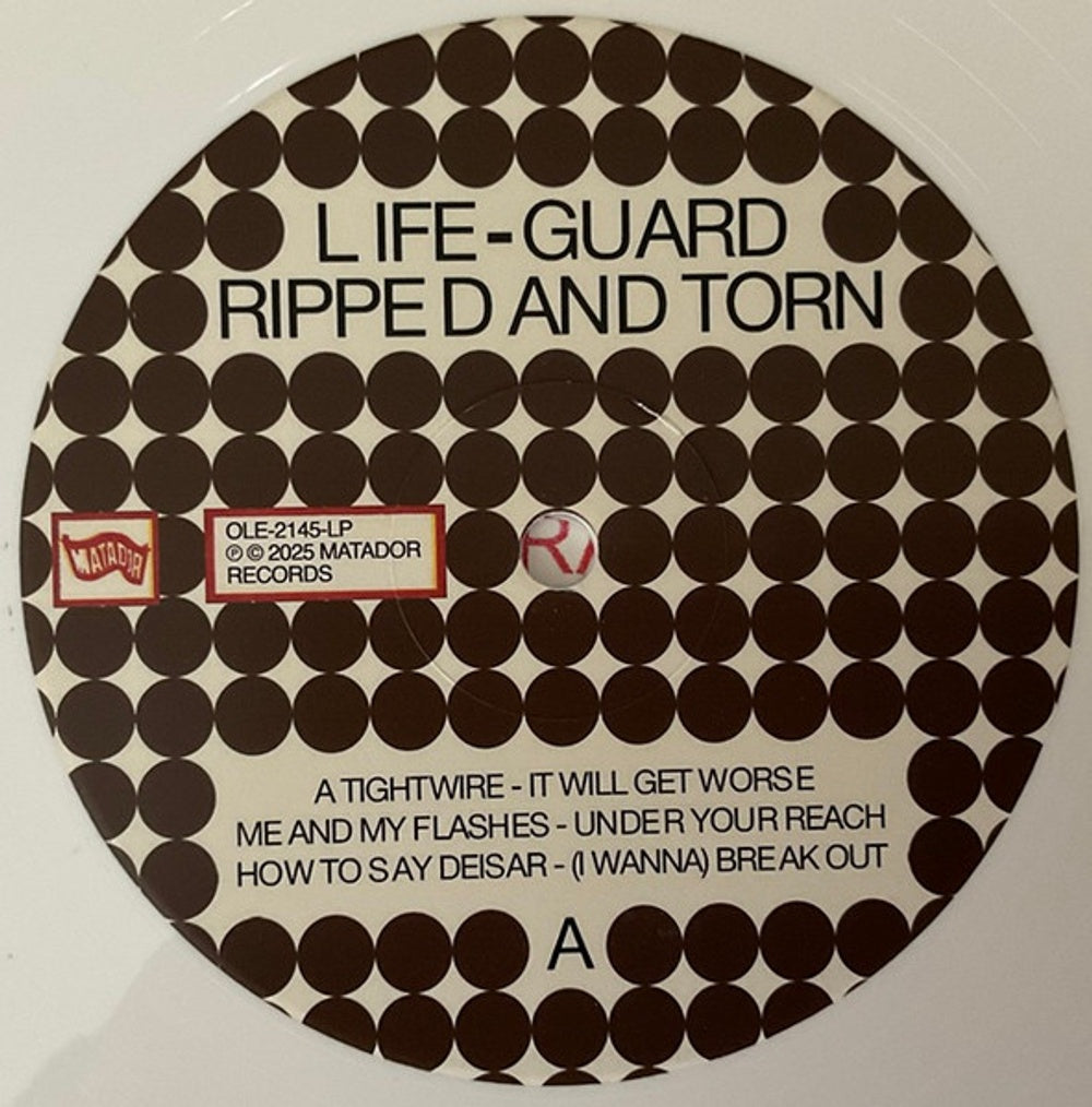 Lifeguard – Ripped And Torn (LP White Vinyl) Vinyl Record