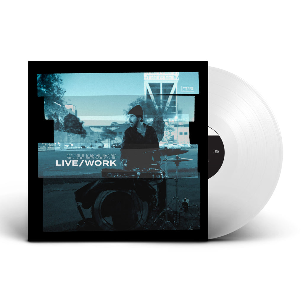 Cru Drums - Live/Work (LP - White) Vinyl Record