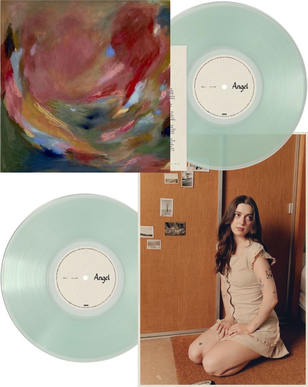 Lizzy McAlpine – Angel (Coke Bottle Clear Looking Glass LP Vinyl) Vinyl Record