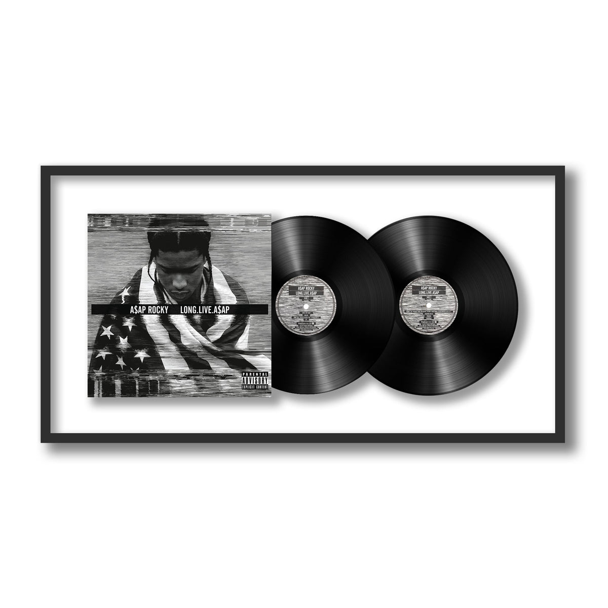 A$AP Rocky - Long.Live.A$AP - Framed Vinyl Record