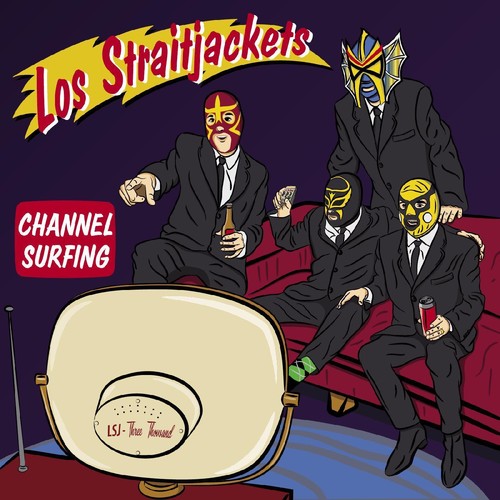 Los Straitjackets – Channel Surfing EP (LP Vinyl) Vinyl Record