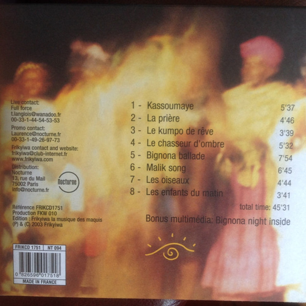 Louis 2000 – Nuits Sur Ecoute Bignona Music CD