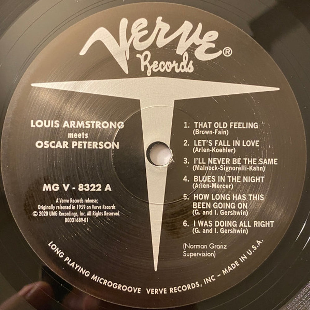 Louis Armstrong Meets Oscar Peterson (LP Vinyl) Vinyl Record