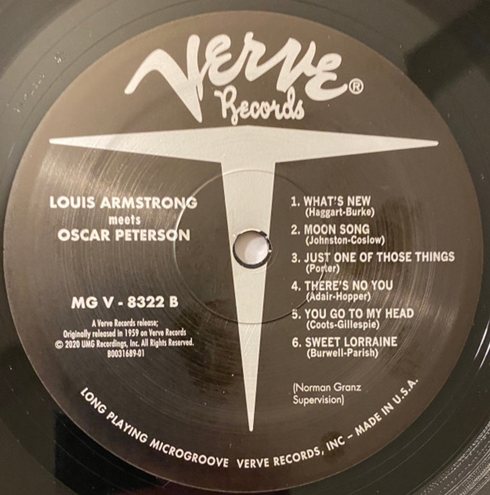 Louis Armstrong Meets Oscar Peterson (LP Vinyl) Vinyl Record