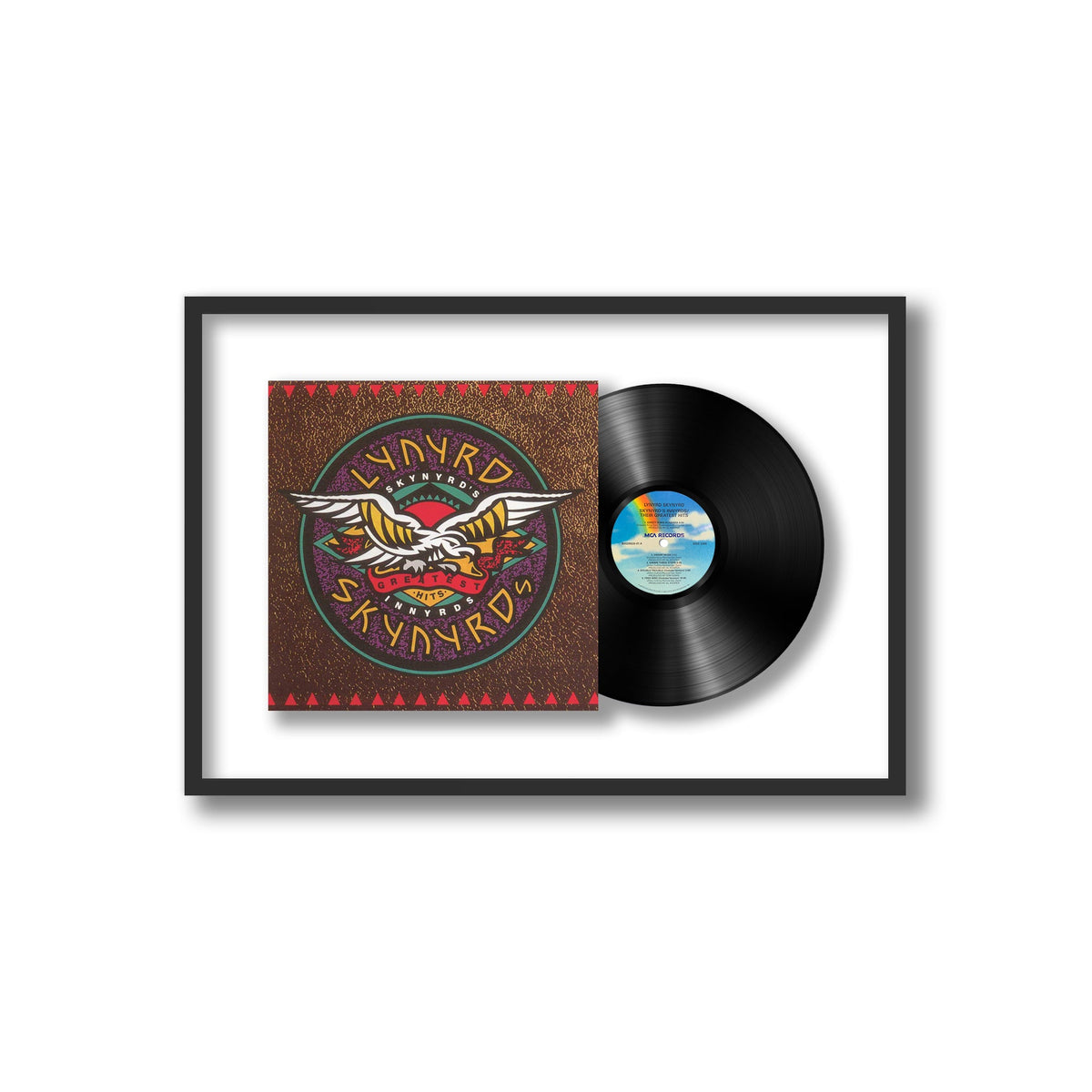 Lynyrd Skynyrd - Skynyrds Innyrds: Their Greatest Hits - Framed Vinyl Record