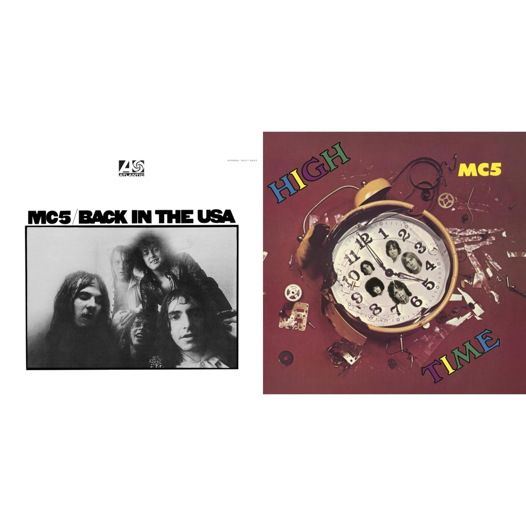 Mc5 - High Time (Clear/Yellow Splatter LP Vinyl) (Rocktober) & Back In The Usa (Crystal Clear Diamond LP Vinyl) (Rocktober) (Atl75)
