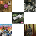 Madlib - Medicine Show #3 - Beat Konducta In Africa (2LP/Deep Purple Vinyl) (I) & Medicine Show No. 5 - History Of The Loop Digga: 1990-2000 (2LP/Sky Blue Vinyl) (I) & Channel 85 Presents Nittyville: Season 1 & Before The Verdict (Gold Vinyl/2LP) &