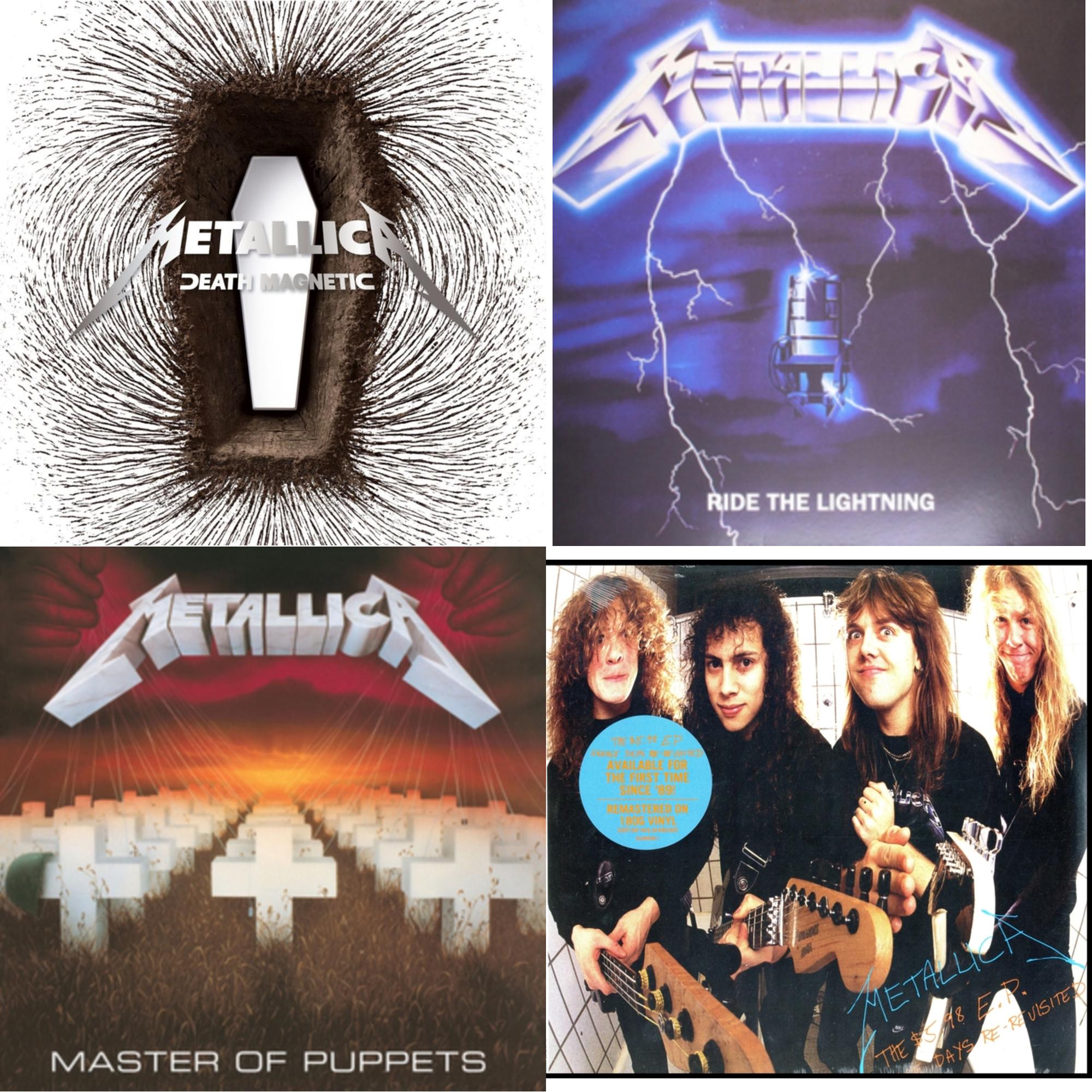 Death Magnetic & Ride The Lightning (180G) & Master Of Puppets (Remastered) & $5.98 Ep: Garage Days Re-Revisited (Remastered)