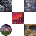 Megadeth - Dystopia & Youthanasia (Picture Disc) & Peace Sells But Who's Buying & Rust In Peace & So Far So Good So What - LP Vinyl Bundle
