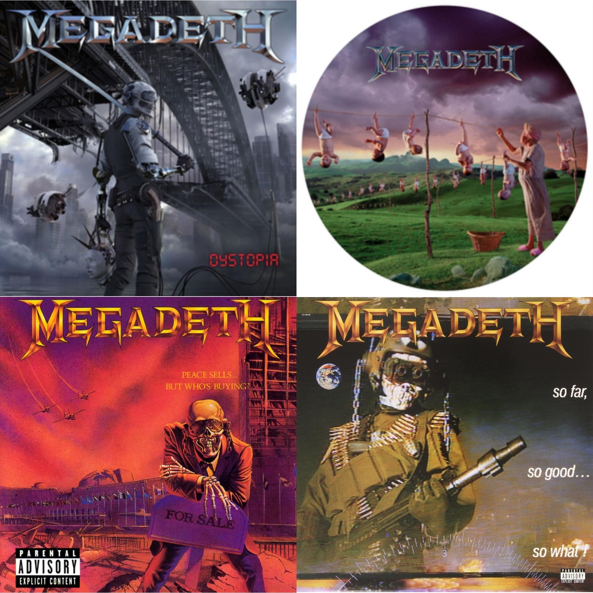 Peace Sells But Who's Buying & So Far So Good So What & Youthanasia (Picture Disc) & Dystopia