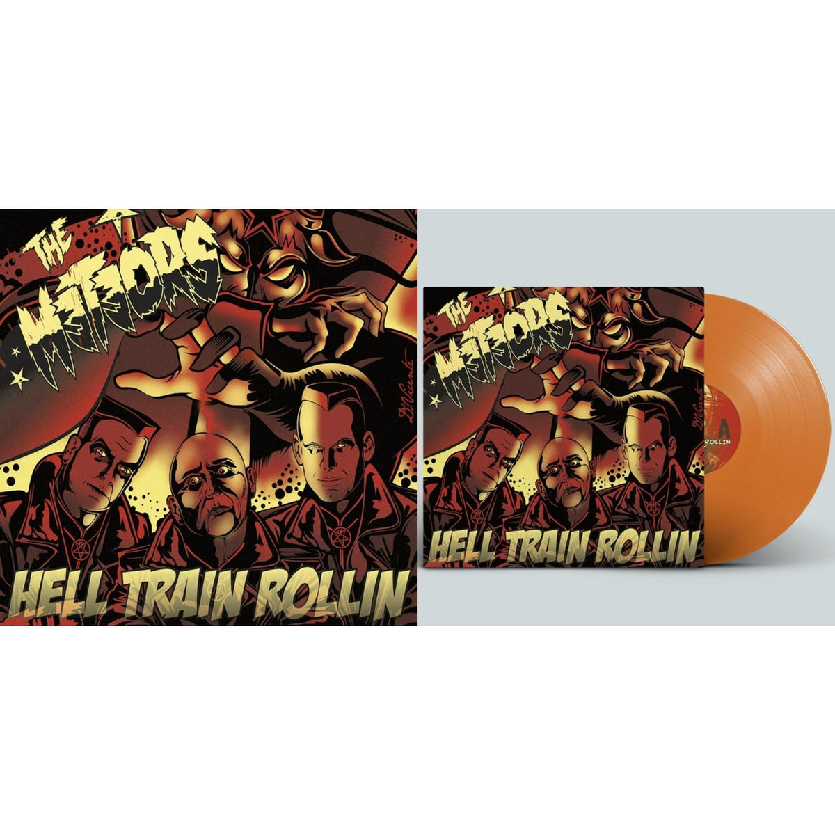 Meteors - Hell Train Rollin & Hell Train Rollin - LP Vinyl Bundle