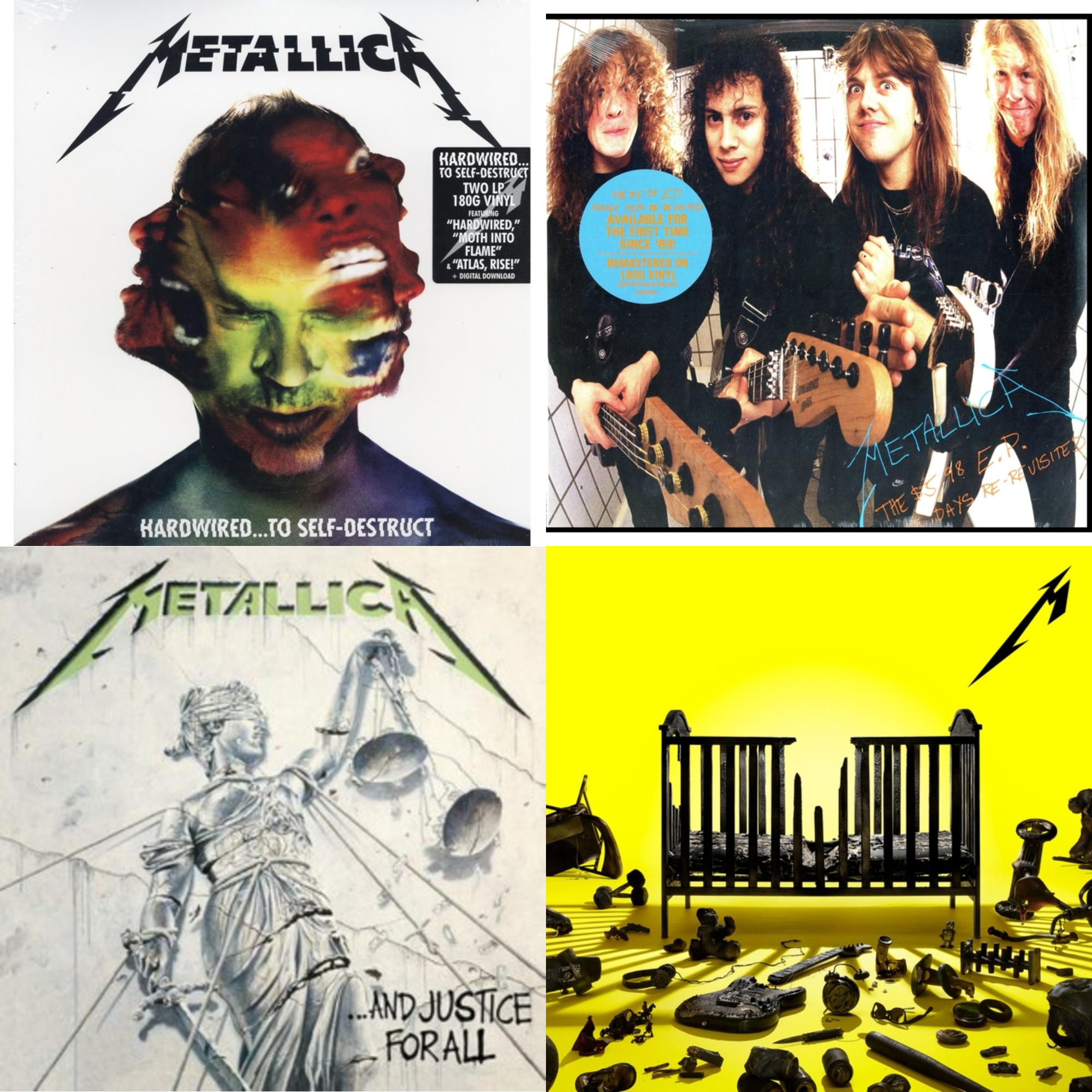 72 Seasons (2LP) & Hardwired To Self-Destruct (2LP/180G/Dl Card) & $5.98 Ep: Garage Days Re-Revisited (Remastered) & And Justice For All (Remastered)