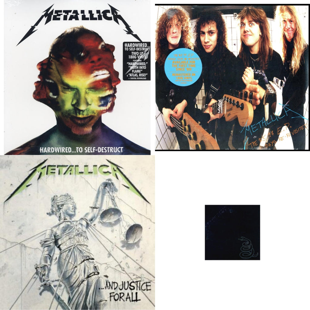 Metallica (Remastered/2LP) & Hardwired To Self-Destruct (2LP/180G/Dl Card) & $5.98 Ep: Garage Days Re-Revisited (Remastered) & And Justice For All (Remastered)