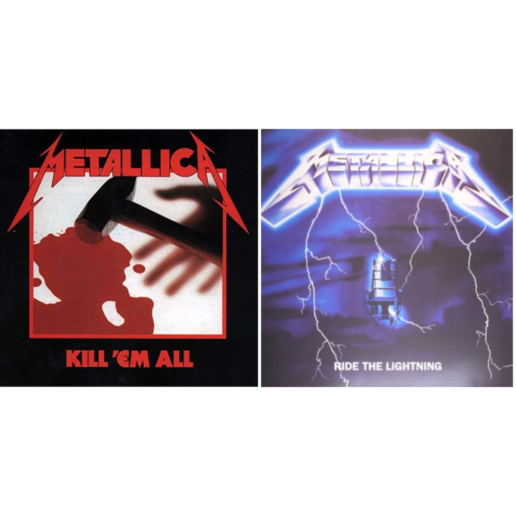 Metallica - Kill Em All (180G) & Ride The Lightning (180G) - LP Vinyl Bundle