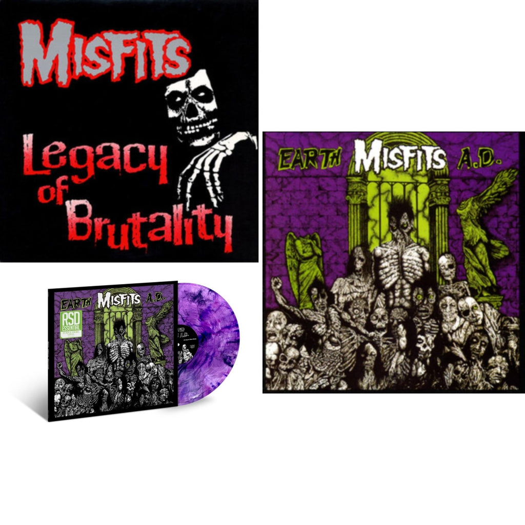 Misfits - Legacy Of Brutality & Earth A.D. / Wolfs Blood (Purple Swirl LP Vinyl) (Rsd Essential) & Earth A.D.