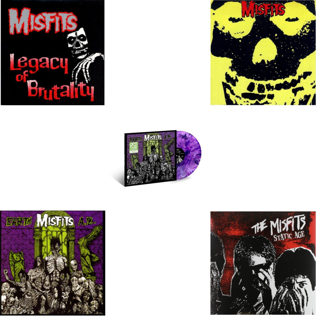 Misfits - Legacy Of Brutality & Earth A.D. & Earth A.D. / Wolfs Blood (Purple Swirl LP Vinyl) (Rsd Essential) & Collection & Static Age