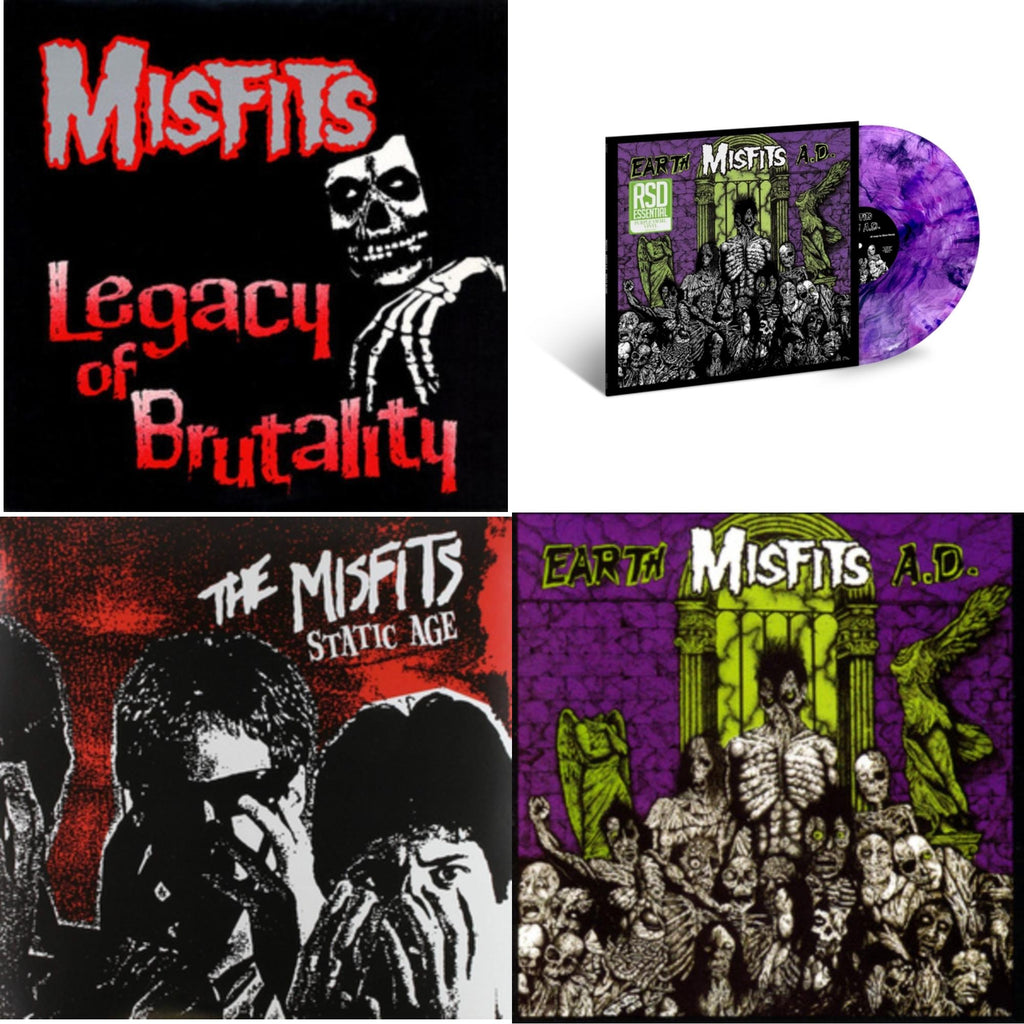 Misfits - Legacy Of Brutality & Earth A.D. / Wolfs Blood (Purple Swirl LP Vinyl) (Rsd Essential) & Static Age & Earth A.D.