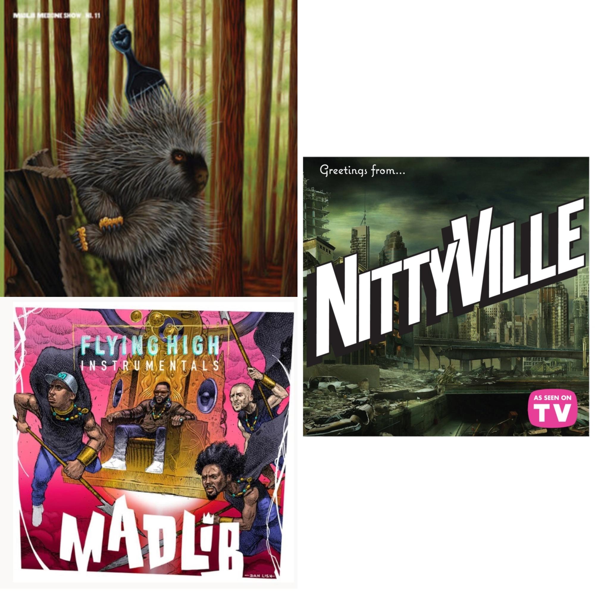 Flying High Instrumentals & Channel 85 Presents Nittyville: Season 1 & Low Budget High Fi Music (Color LP Vinyl)