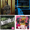 Madlib - Shades Of Blue (Blue Note Classic Vinyl Series) (2LP) & Flying High Instrumentals & Channel 85 Presents Nittyville: Season 1 & Low Budget High Fi Music (Color LP Vinyl)