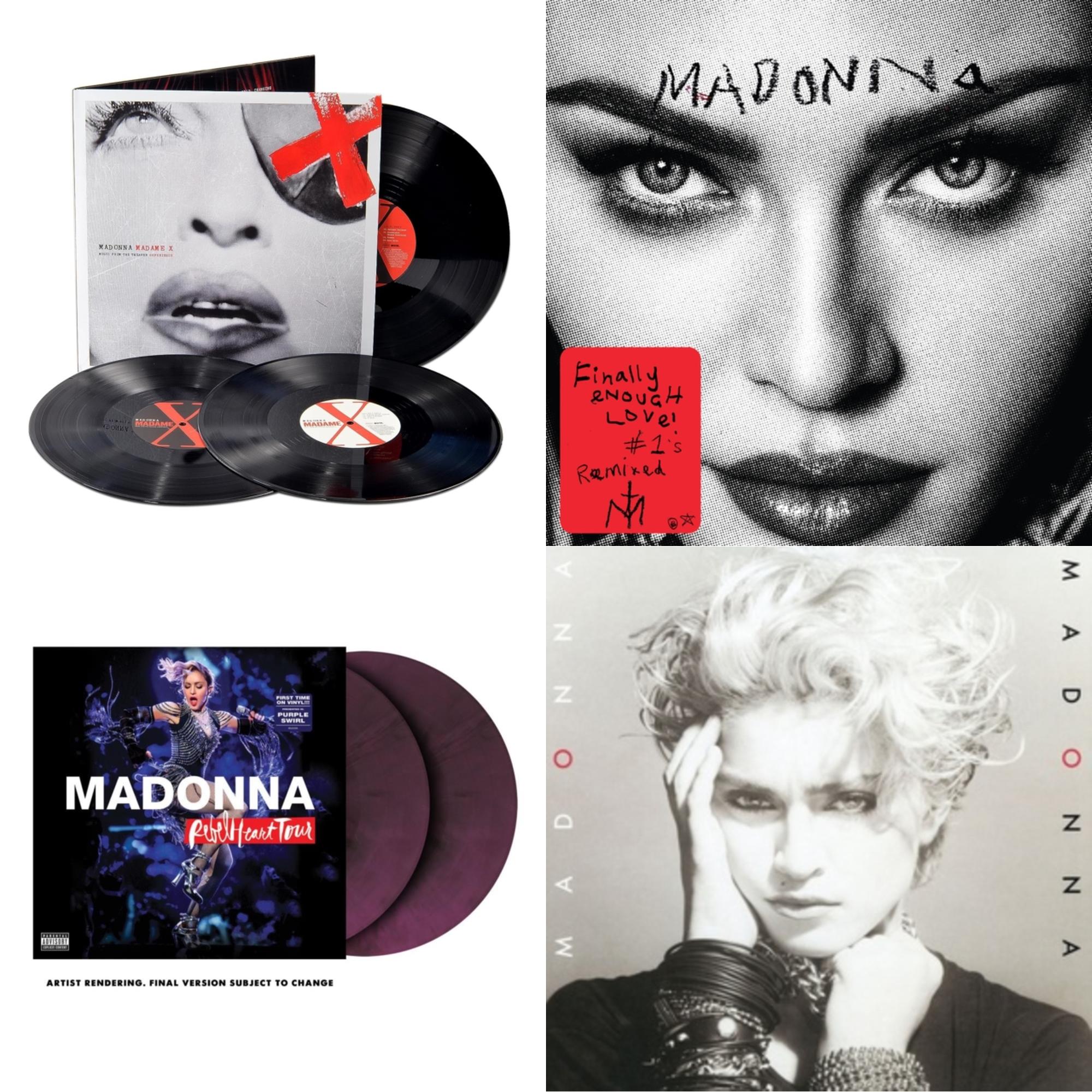 Madonna & Rebel Heart Tour (X) (Purple Galaxy Swirl Vinyl/2LP) & Madame X (Live) (3LP) & Finally Enough Love (2LP)
