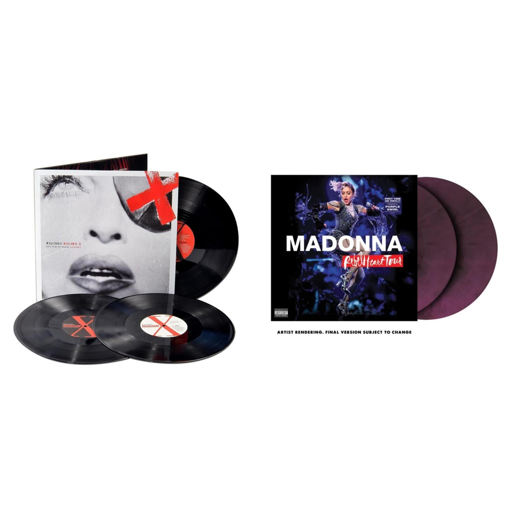 Madonna - Rebel Heart Tour (X) (Purple Galaxy Swirl Vinyl/2LP) & Madame X (Live) (3LP)
