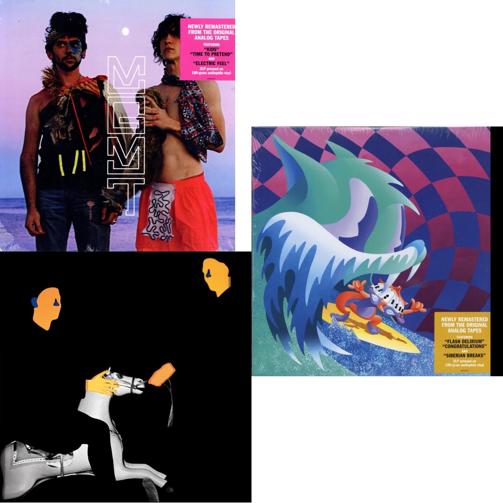 Loss Of Life (140G) & Oracular Spectacular (180G) & Congratulations (2LP/180G)