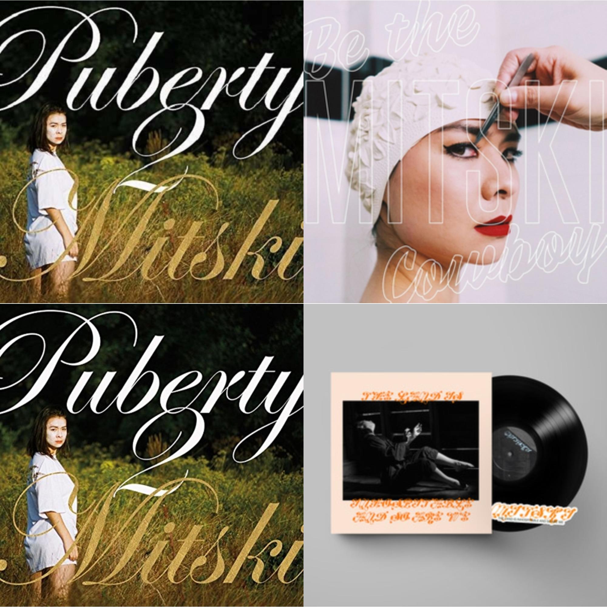 Mitski - Puberty 2 & Be The Cowboy & Puberty 2 (White LP Vinyl) & Land Is Inhospitable & So Are We