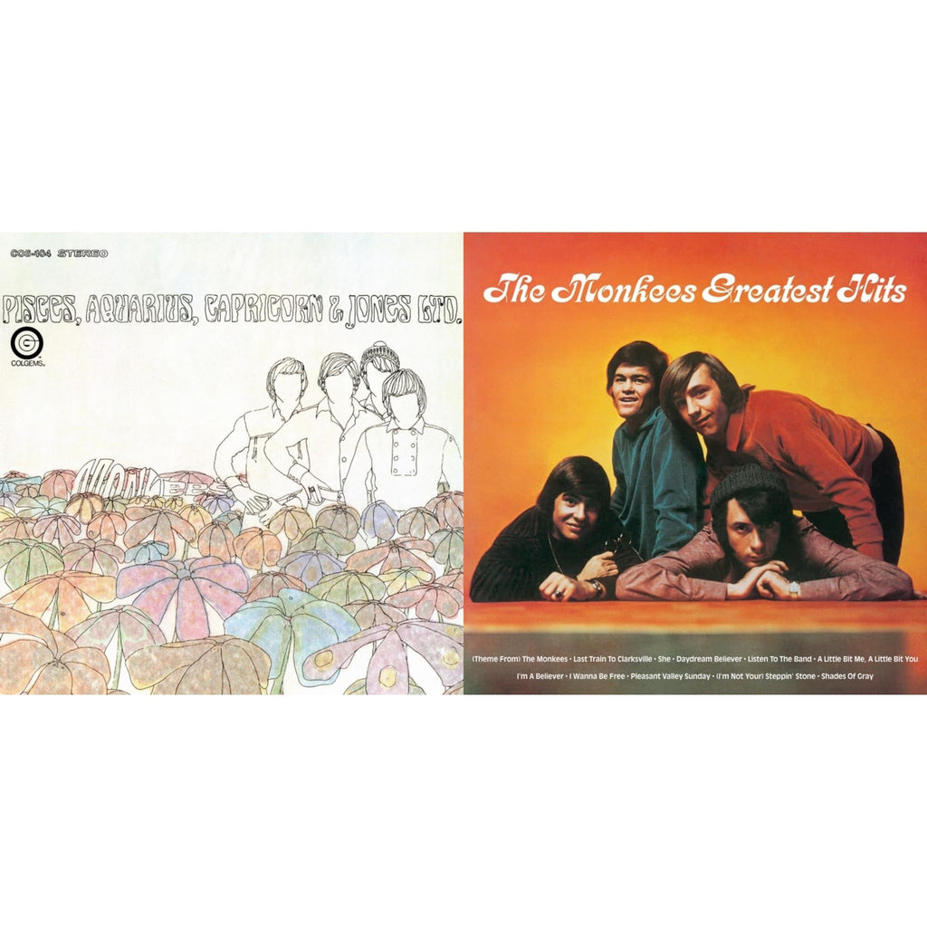 Monkees - Greatest Hits (Yellow LP Vinyl) (Rocktober) & Pisces, Aquarius, Capricorn & Jones Ltd. (Syeor)