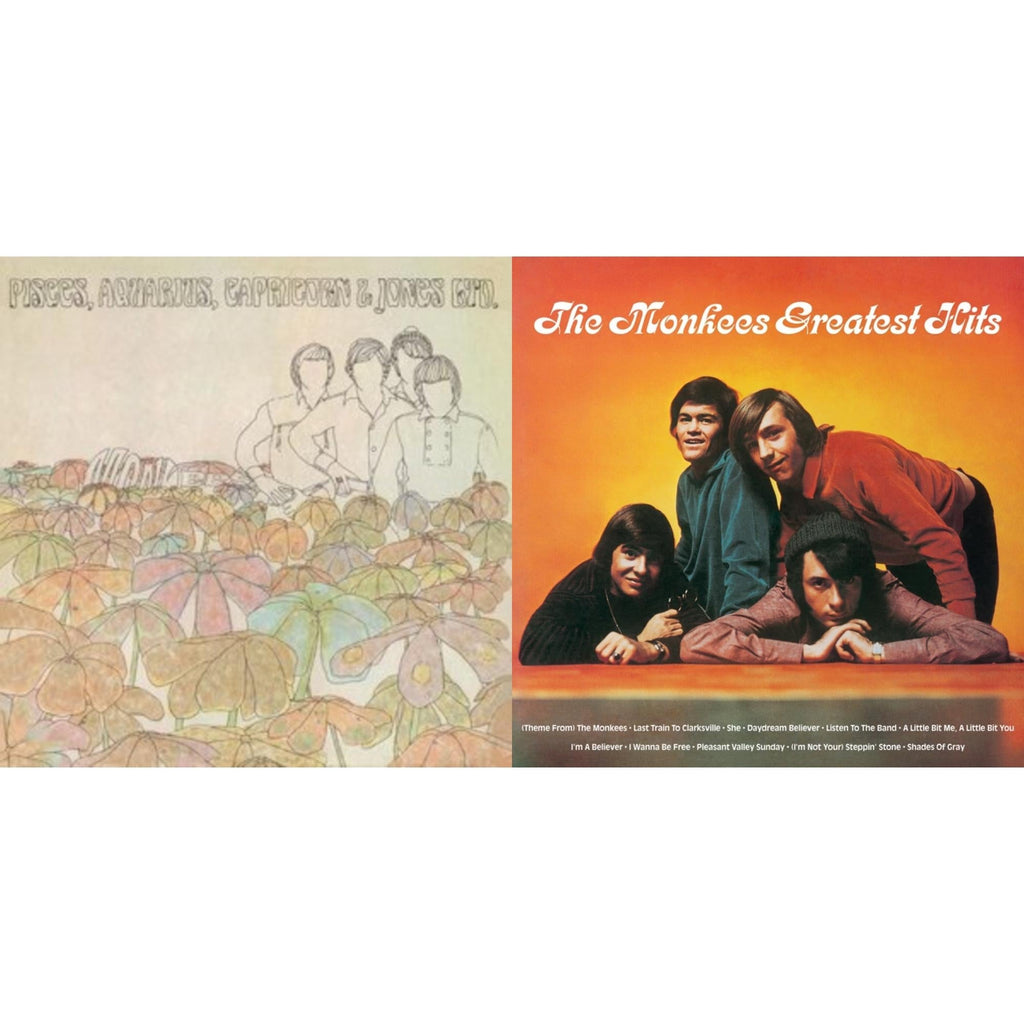 Monkees - Pisces, Aquarius, Capricorn & Jones Ltd. (Violet LP Vinyl/Limited Anniversary Edition) & Greatest Hits (Yellow LP Vinyl) (Rocktober)