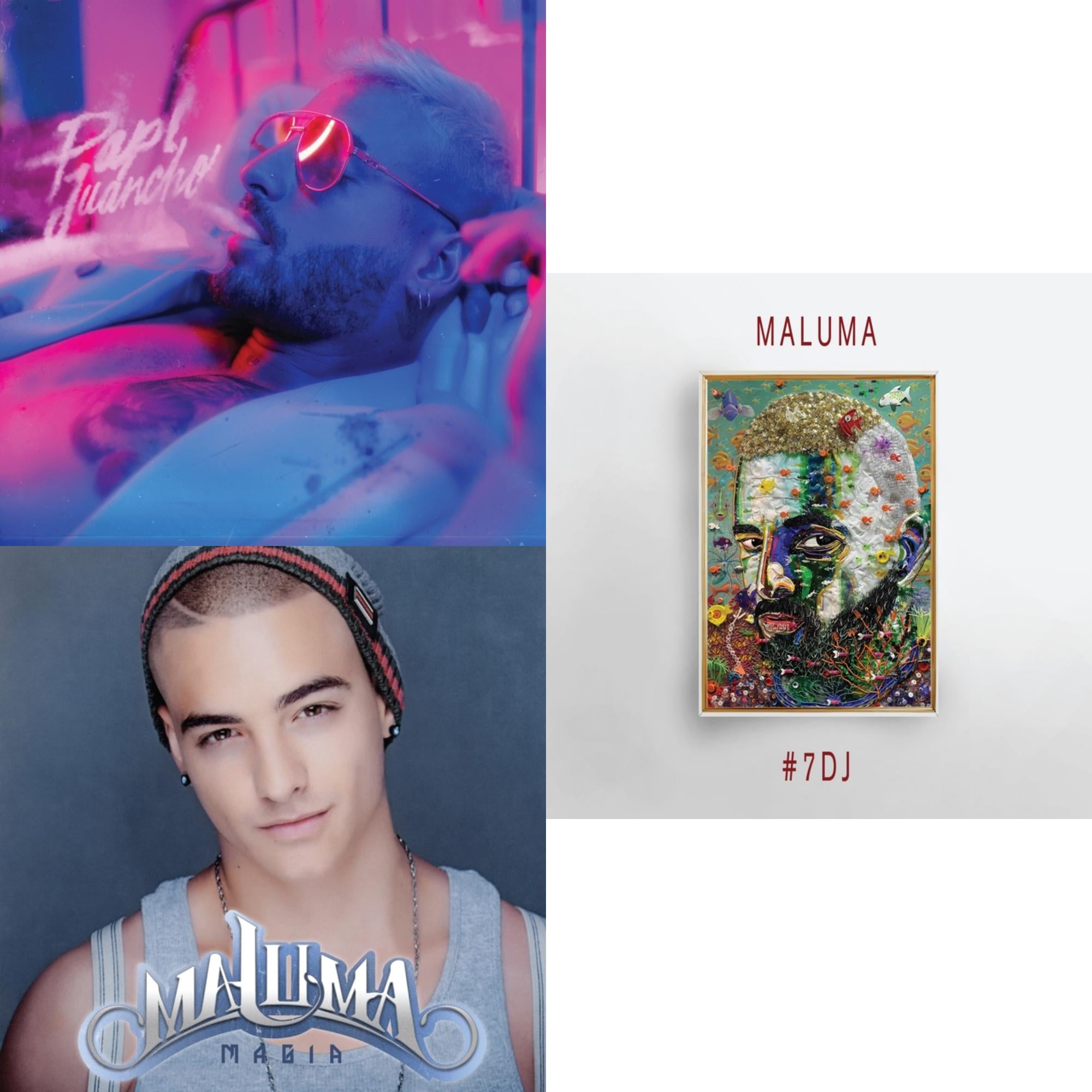 Papi Juancho (150G/Pink Vinyl/2LP) & #7Dj (7 Dias En Jamaica) (150G/Green LP Vinyl) & Magia (150G/Blue Vinyl/2LP)