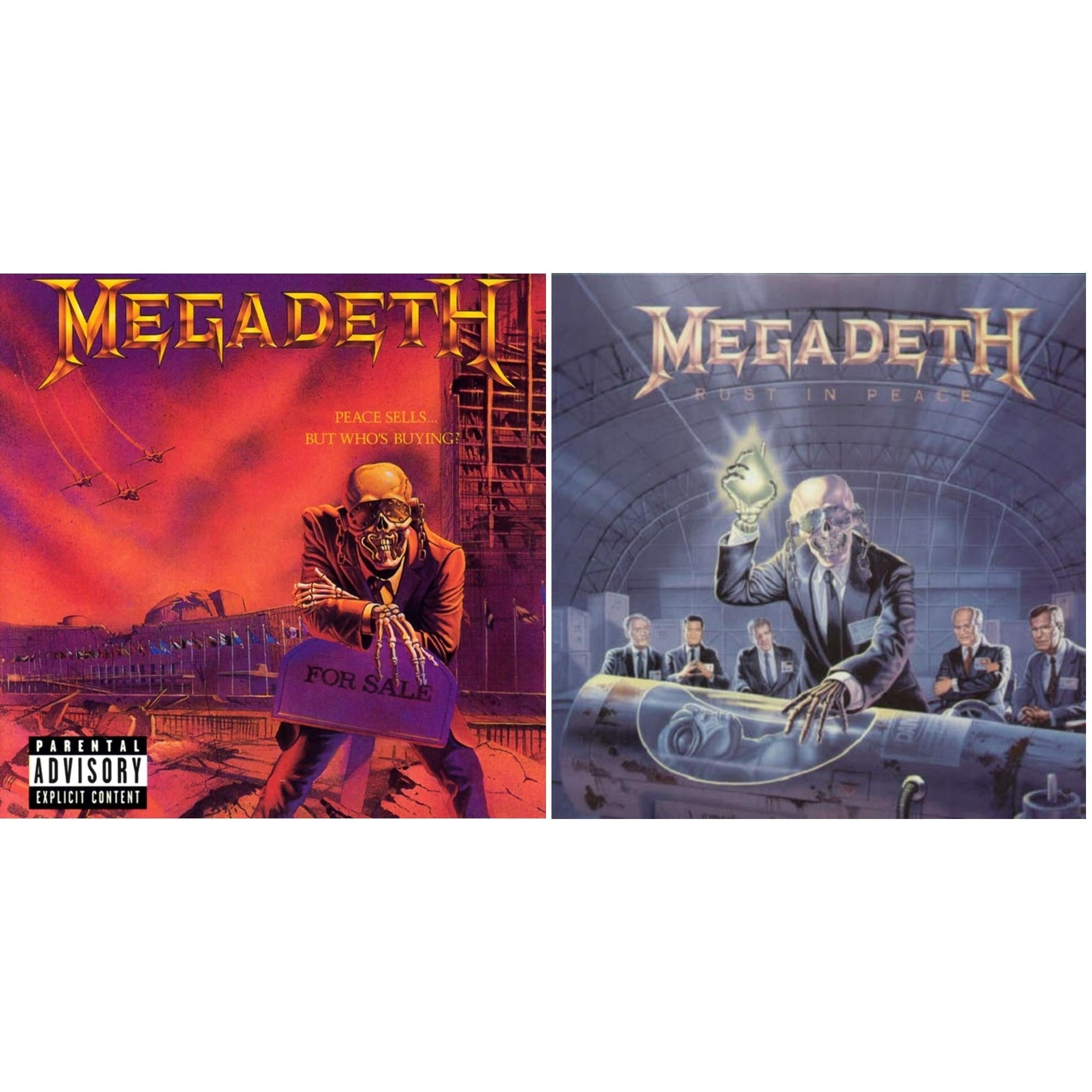 Megadeth - Peace Sells But Who's Buying & Rust In Peace - LP Vinyl Bundle