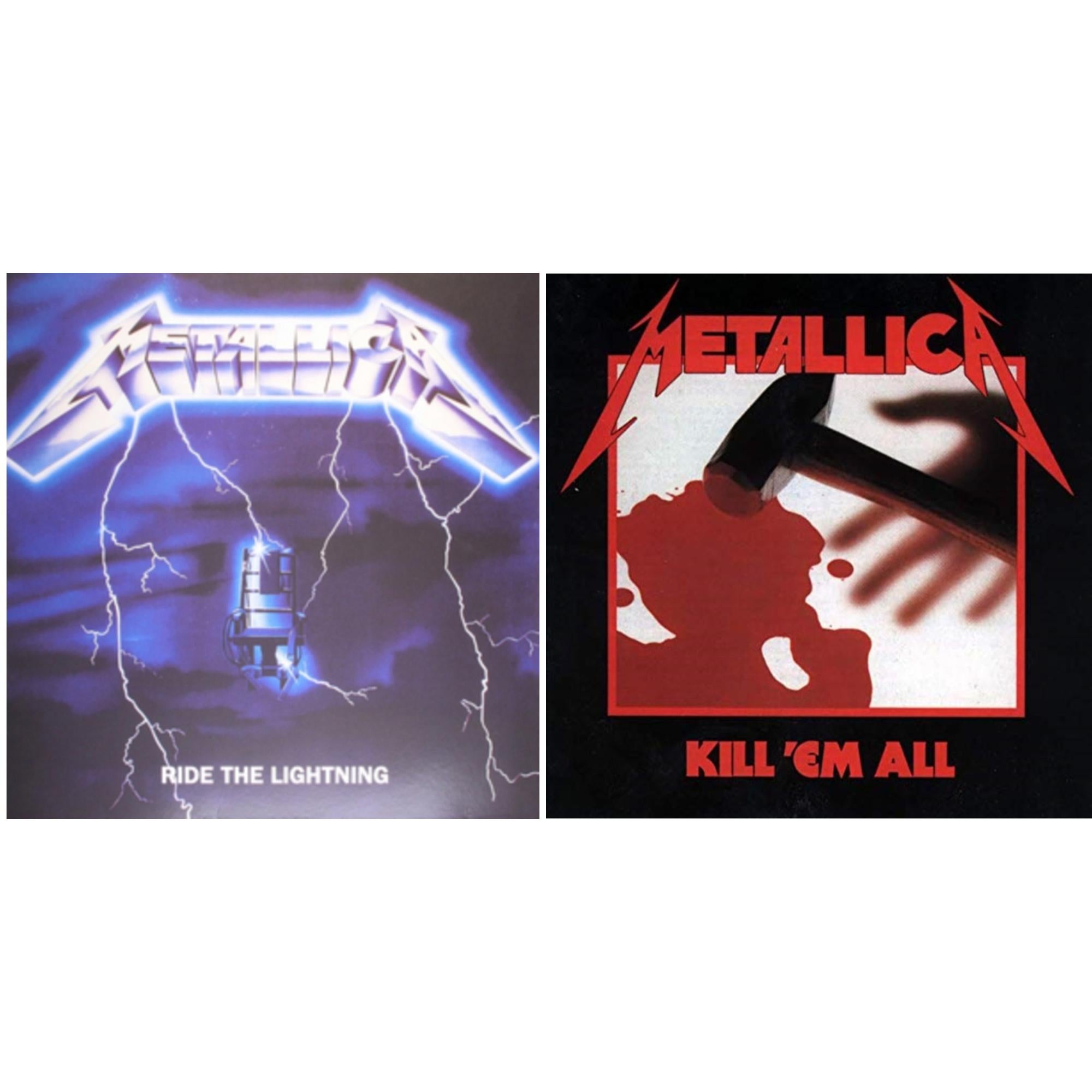 Metallica - Ride The Lightning (180G) & Kill Em All (180G) - LP Vinyl Bundle
