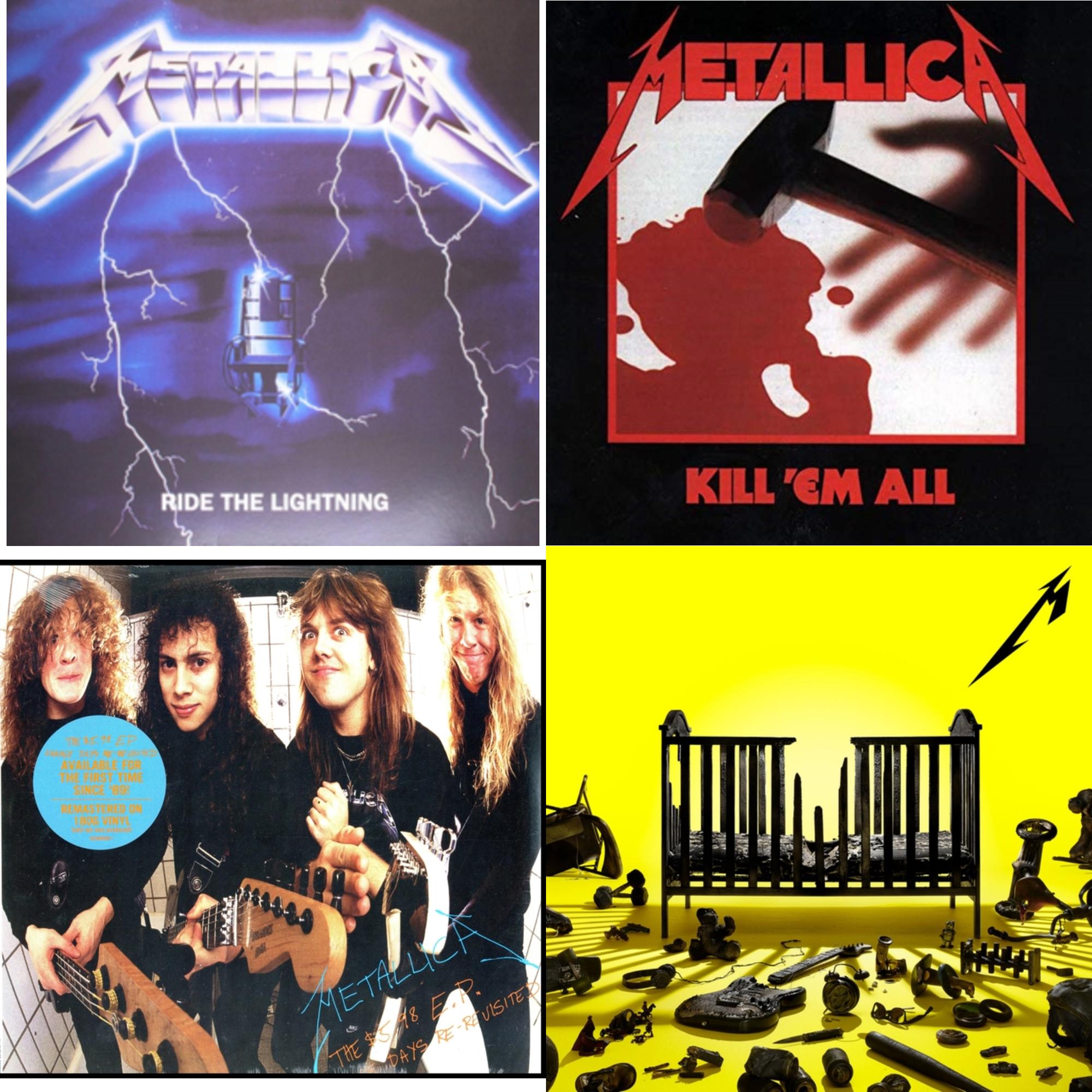 72 Seasons (2LP) & Kill Em All (180G) & Ride The Lightning (180G) & $5.98 Ep: Garage Days Re-Revisited (Remastered)