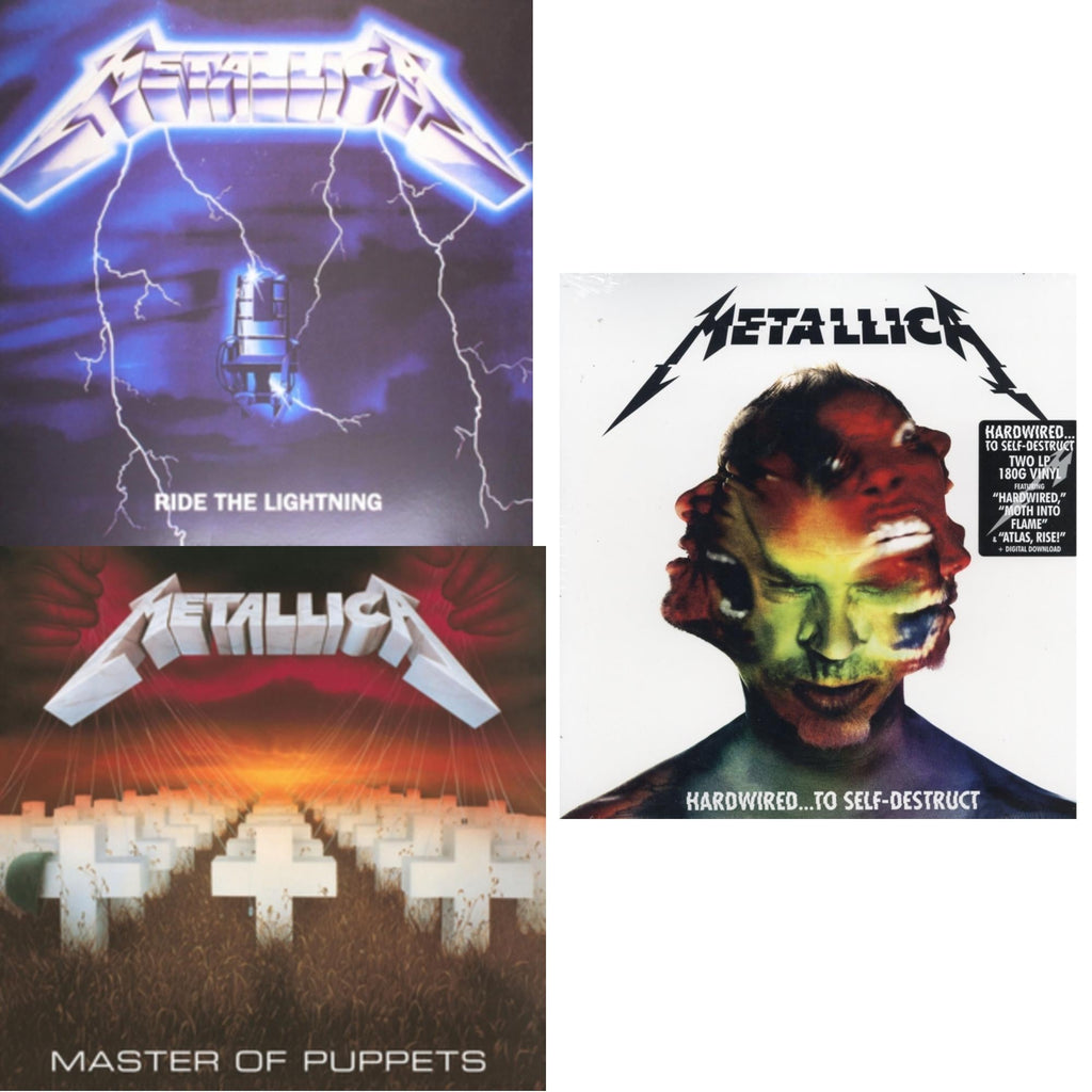 Ride The Lightning (180G) & Master Of Puppets (Remastered) & Hardwired To Self-Destruct (2LP/180G/Dl Card)