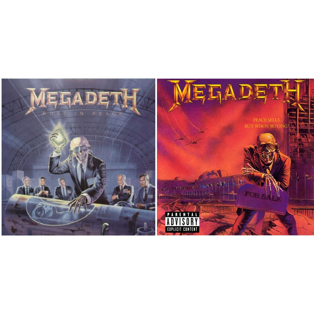 Megadeth - Rust In Peace & Peace Sells But Who's Buying - LP Vinyl Bundle