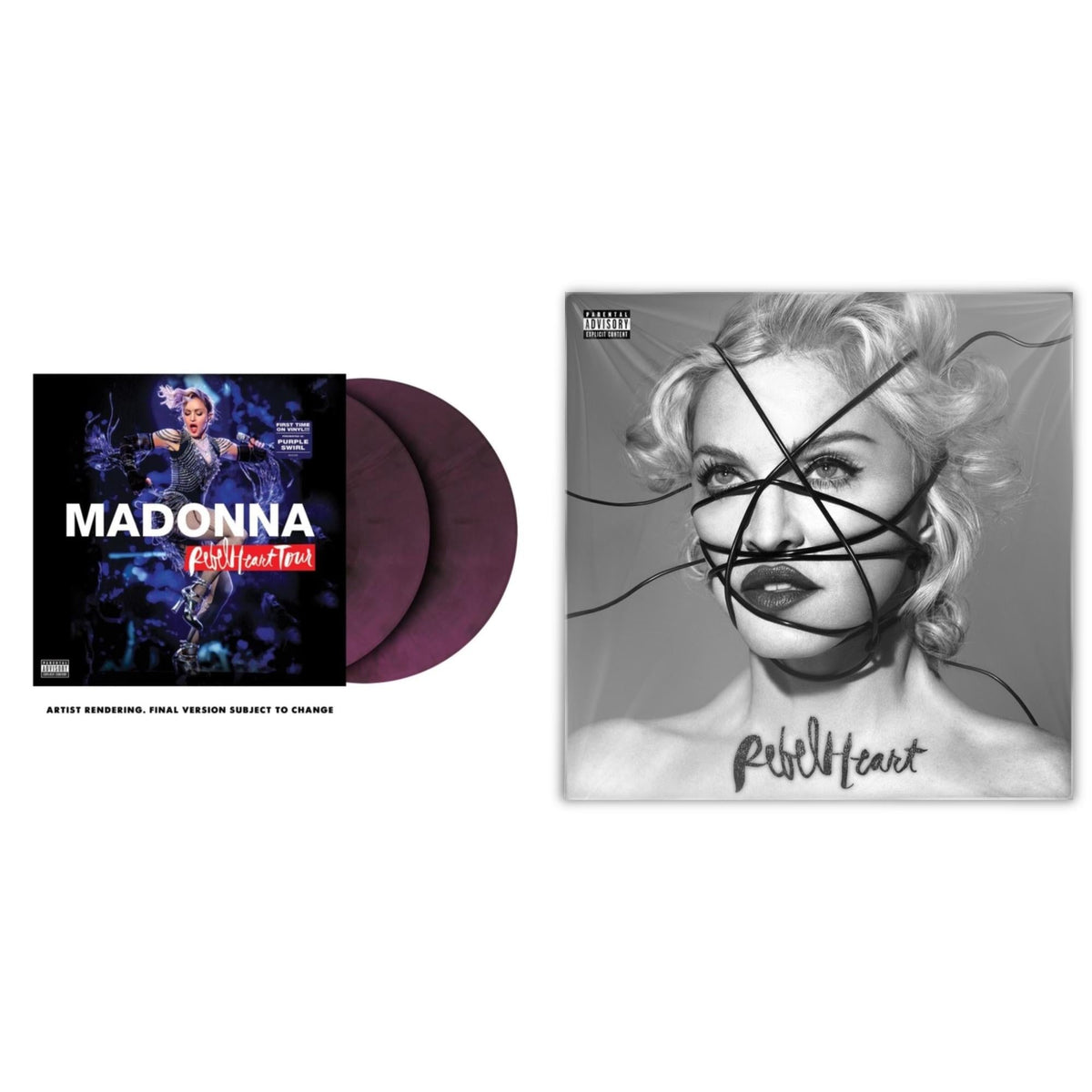 Rebel Heart Tour (X) (Purple Galaxy Swirl Vinyl/2LP) & Rebel Heart