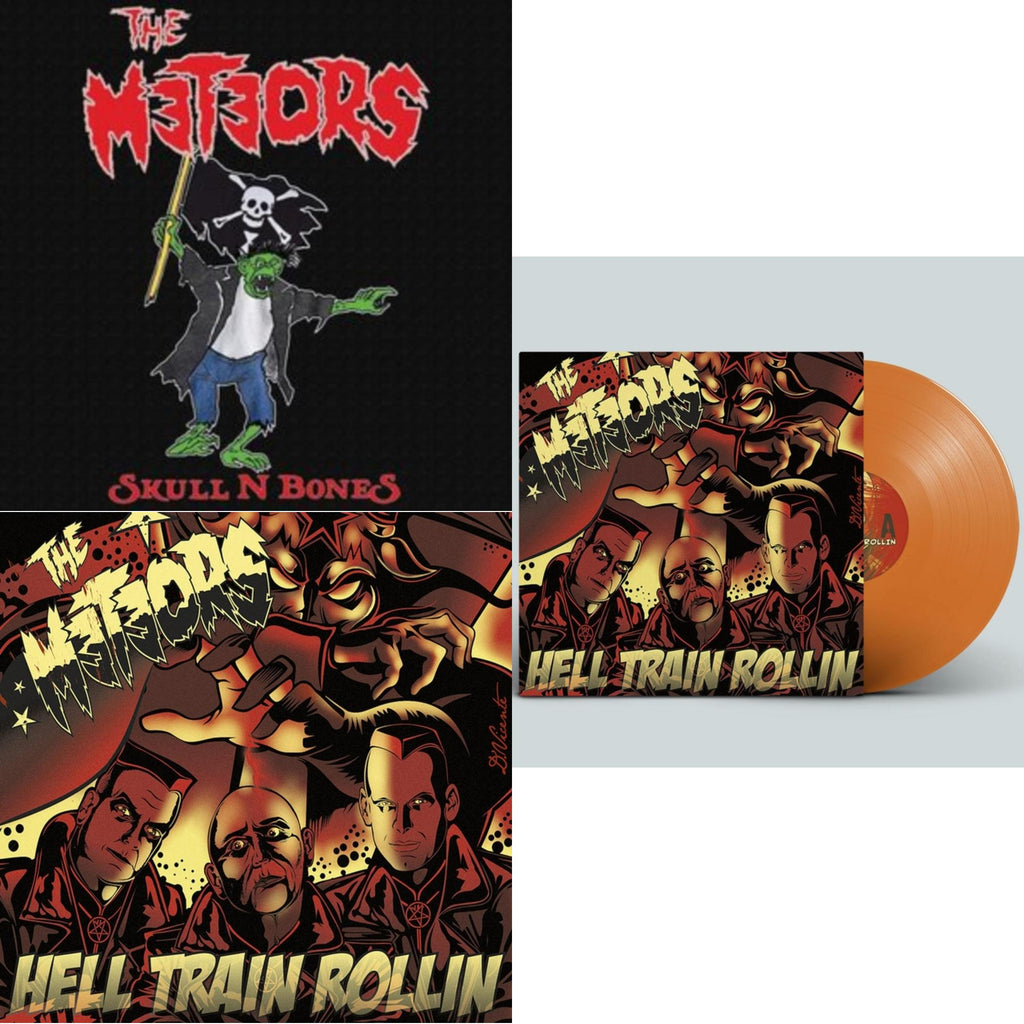 Meteors - Skull N Bones & Hell Train Rollin & Hell Train Rollin - LP Vinyl Bundle